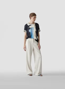 Shirt mit abstraktem Print