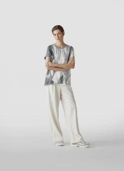 Shirt mit abstraktem Print