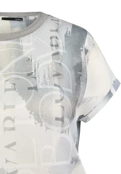 Shirt mit abstraktem Print