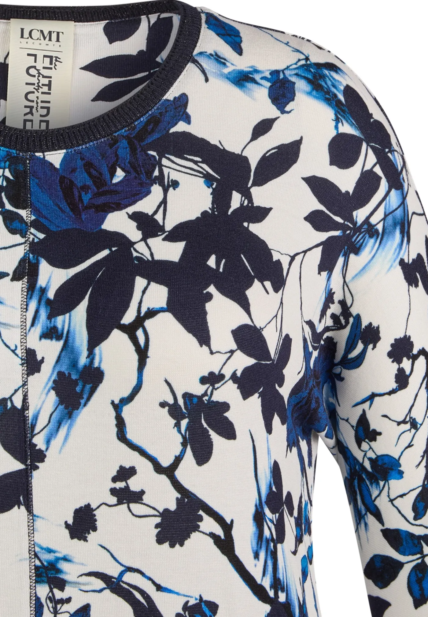 Shirt mit 3/4-Arm in floralem Muster