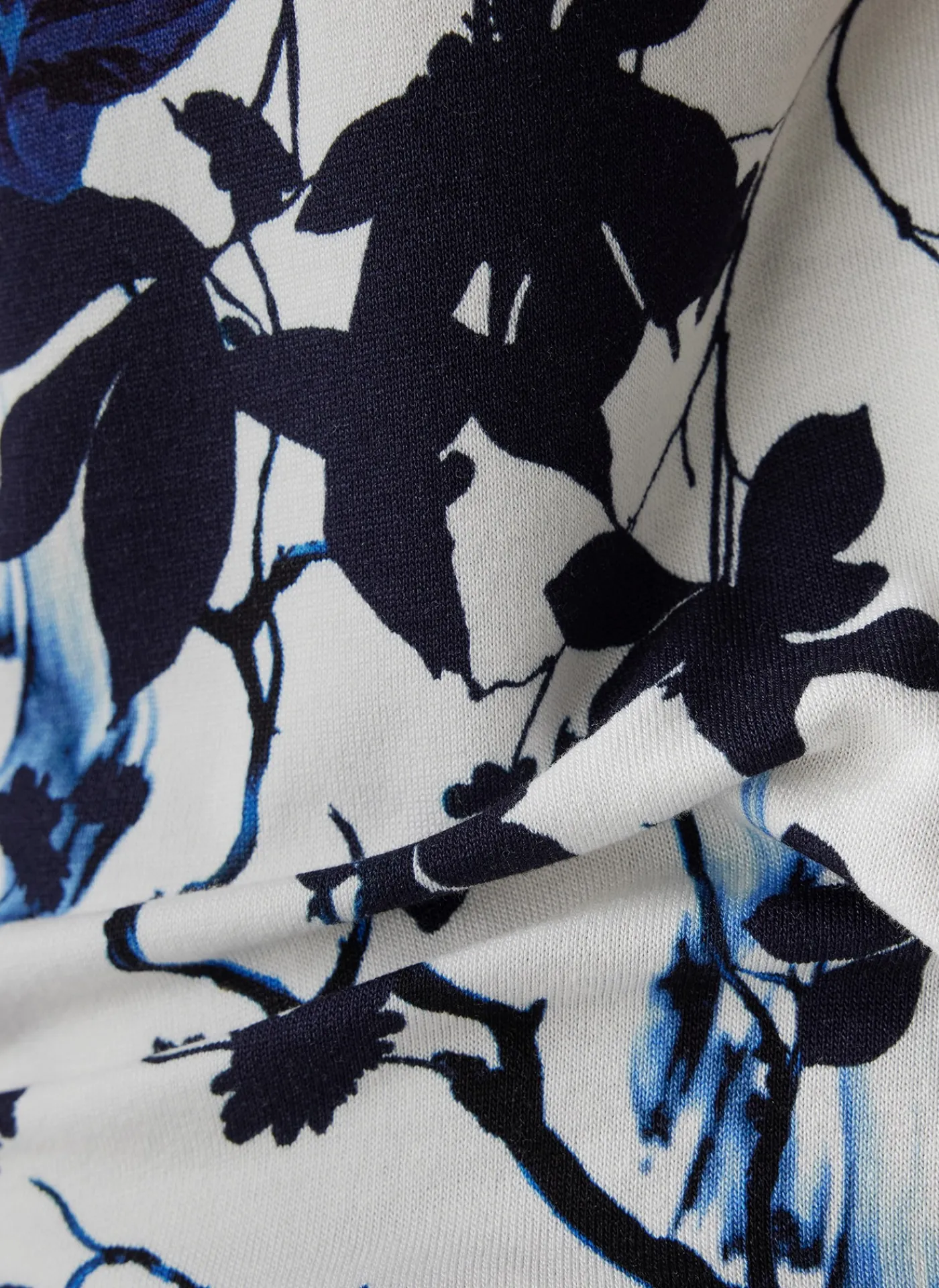 Shirt mit 3/4-Arm in floralem Muster