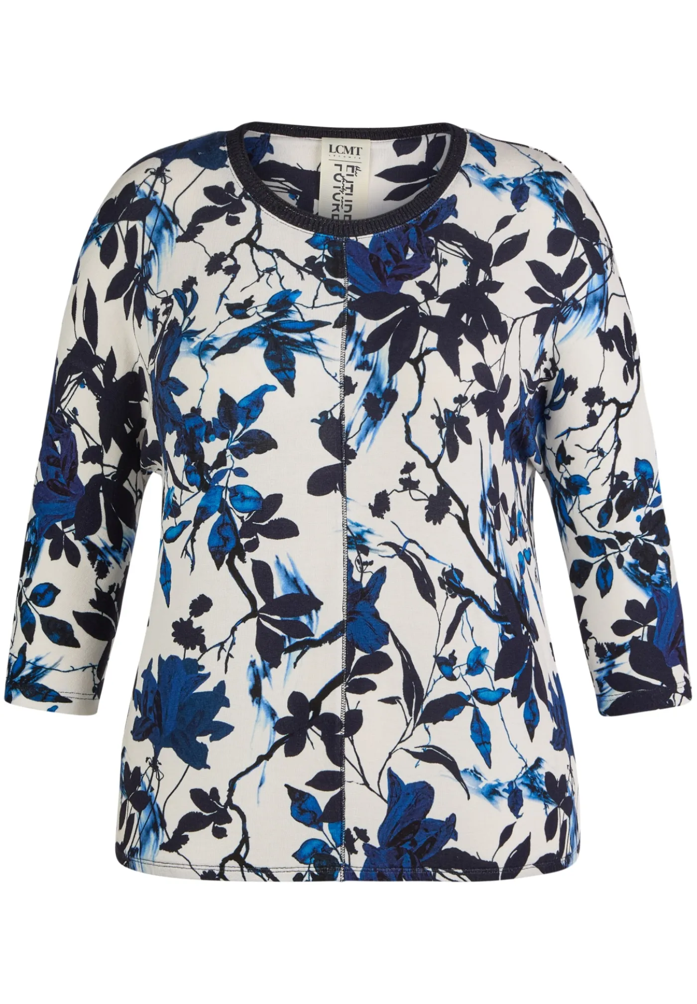 Shirt mit 3/4-Arm in floralem Muster