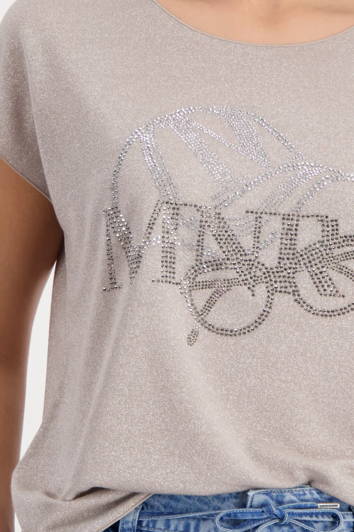 Shirt mit Cap-Print