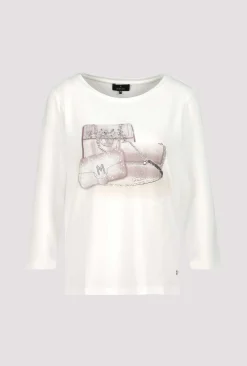 Shirt mit Taschen-Print