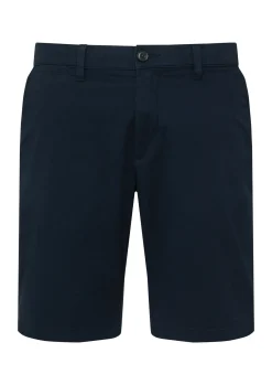 Shorts aus Baumwollstretch mit Waschung