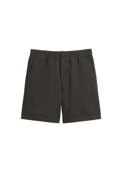 Shorts regular aus Bio-Baumwolle und Leinen