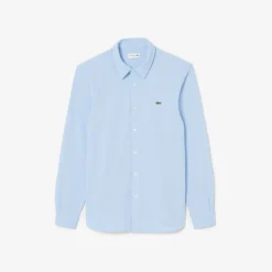 Slim Fit-Hemd aus Baumwollpiqué