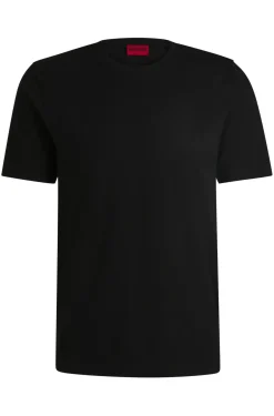 Slim-Fit T-Shirt aus merzerisiertem elastischem Baumwoll-Piqué