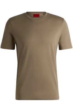 Slim-Fit T-Shirt aus merzerisierter Baumwolle