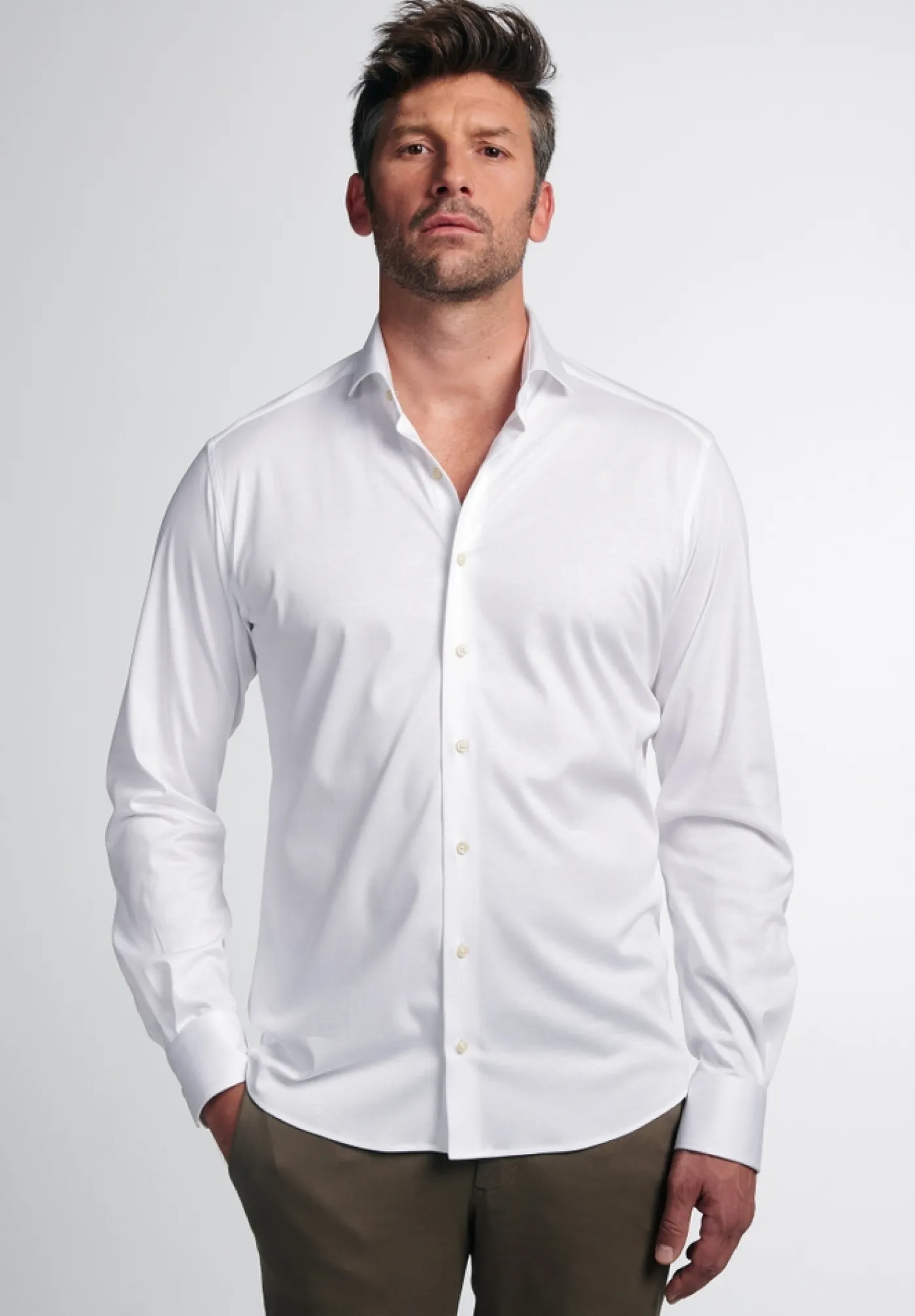 Soft Tailoring Jerseyhemd MODERN FIT