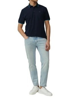 Sportives Piqué-Poloshirt mit Kontrast-Details
