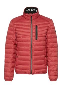 Steppjacke mit sportiven Kontrastdetails