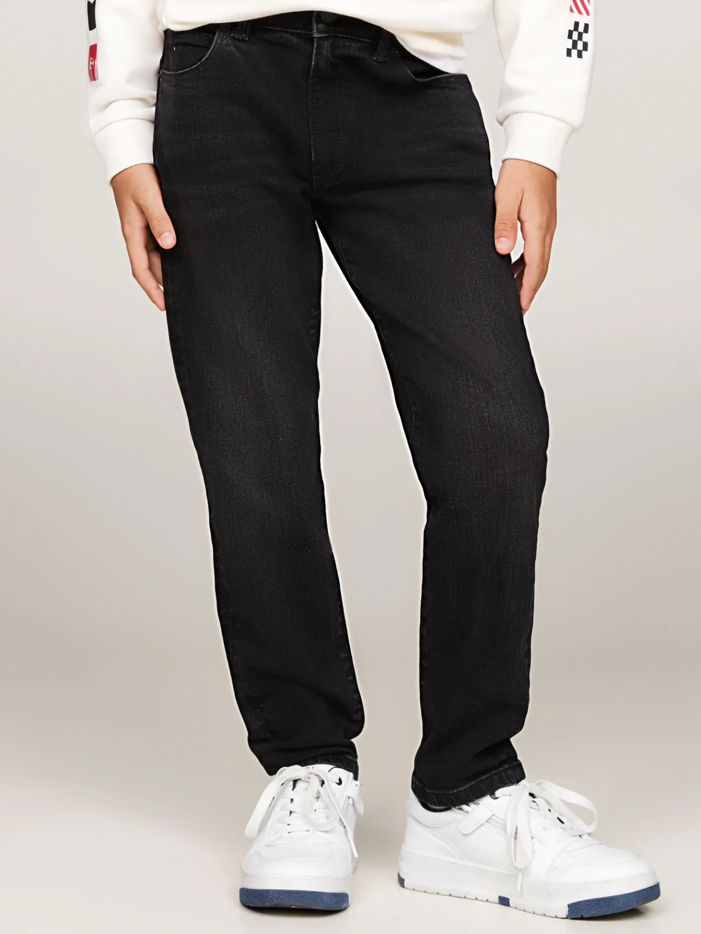 Straight Jeans mit Fade-Effekt