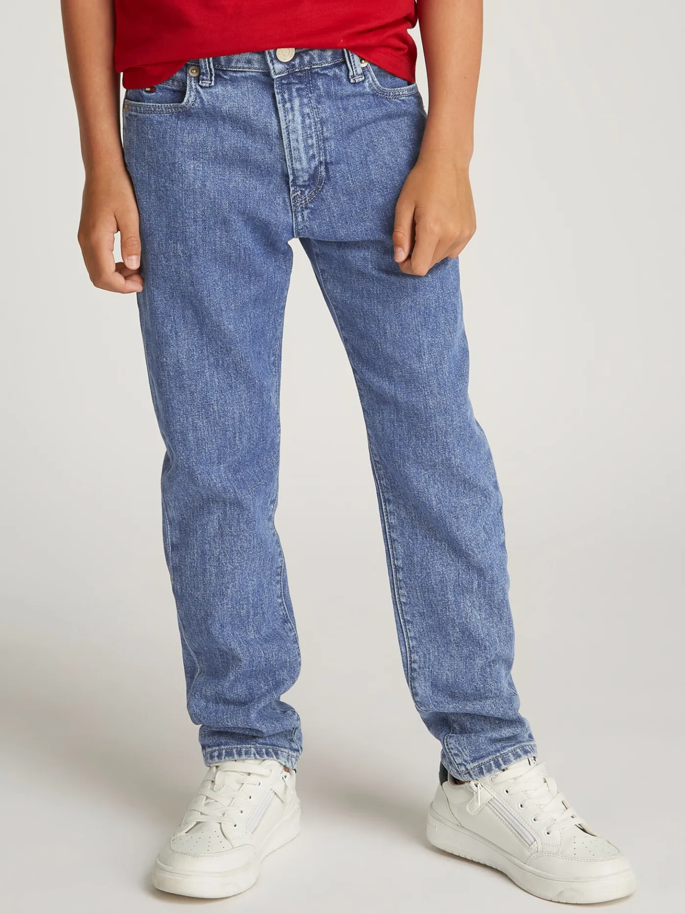 Straight Leg Jeans mit Fade-Effekt