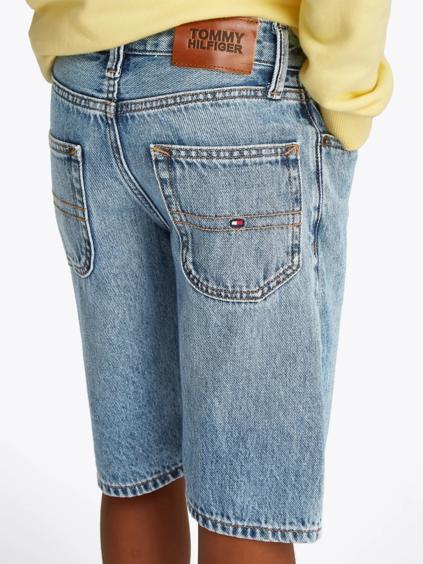 Straight Leg Jeansshorts