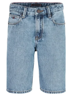 Straight Leg Jeansshorts