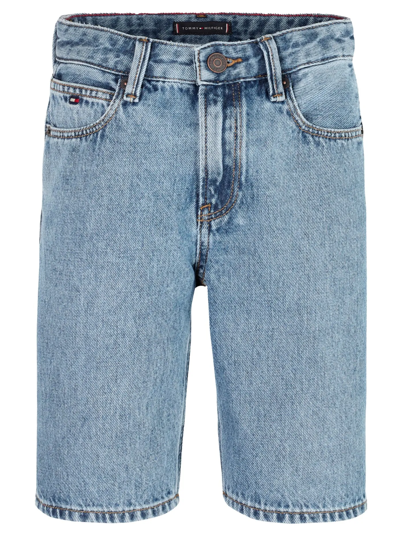 Straight Leg Jeansshorts