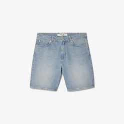 Straight Fit-Bermudashorts aus Denim