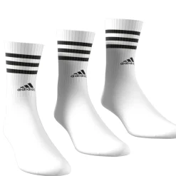 3-Streifen Cushioned Crew Socken, 3 Paar
