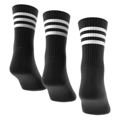 3-Streifen Cushioned Crew Socken, 3 Paar
