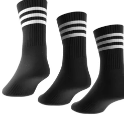 3-Streifen Cushioned Crew Socken, 3 Paar