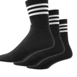 3-Streifen Cushioned Crew Socken, 3 Paar
