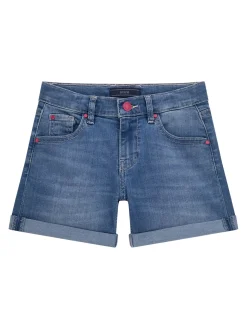 Stretch Denim Shorts