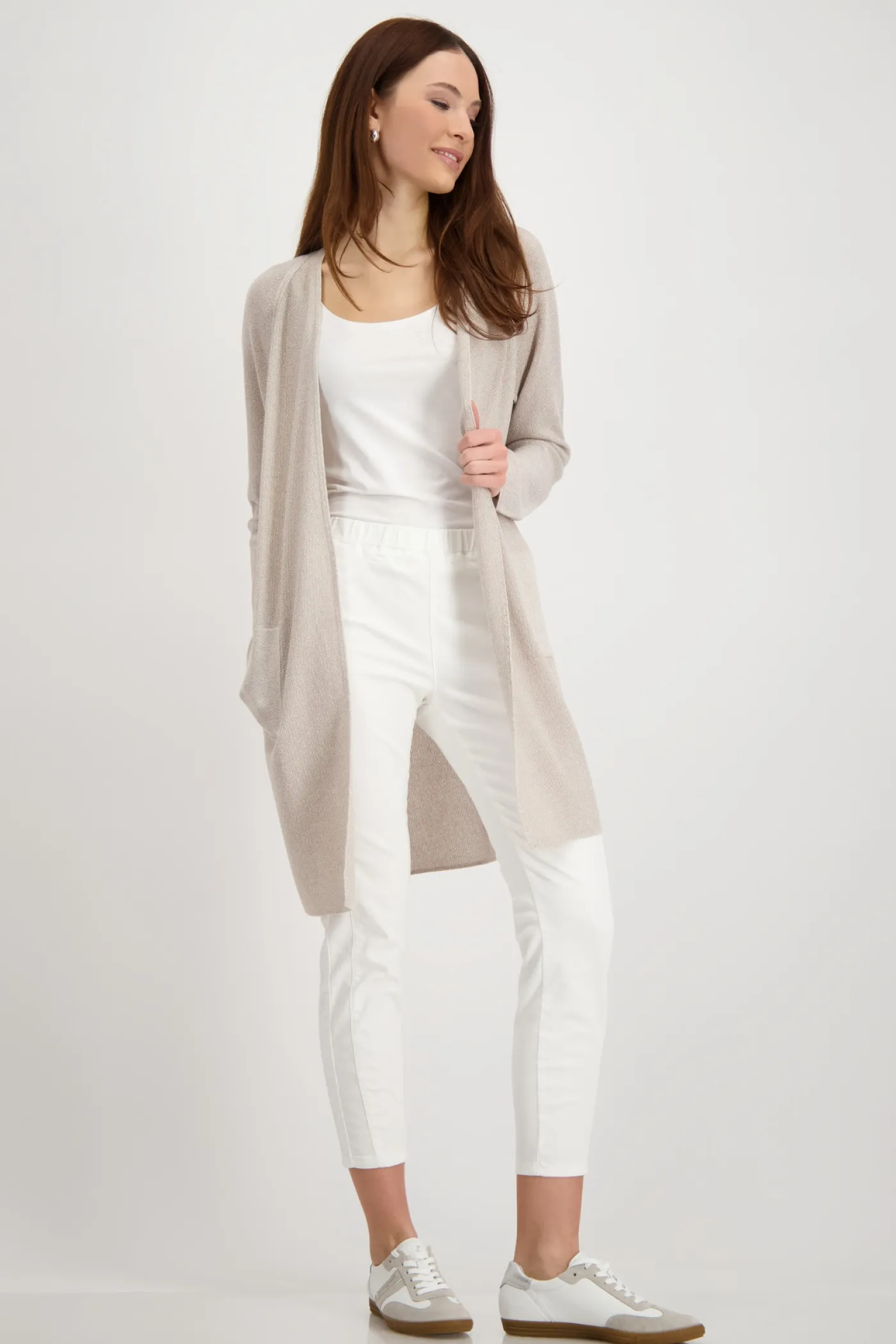 Stricküberwurf mit Lurex