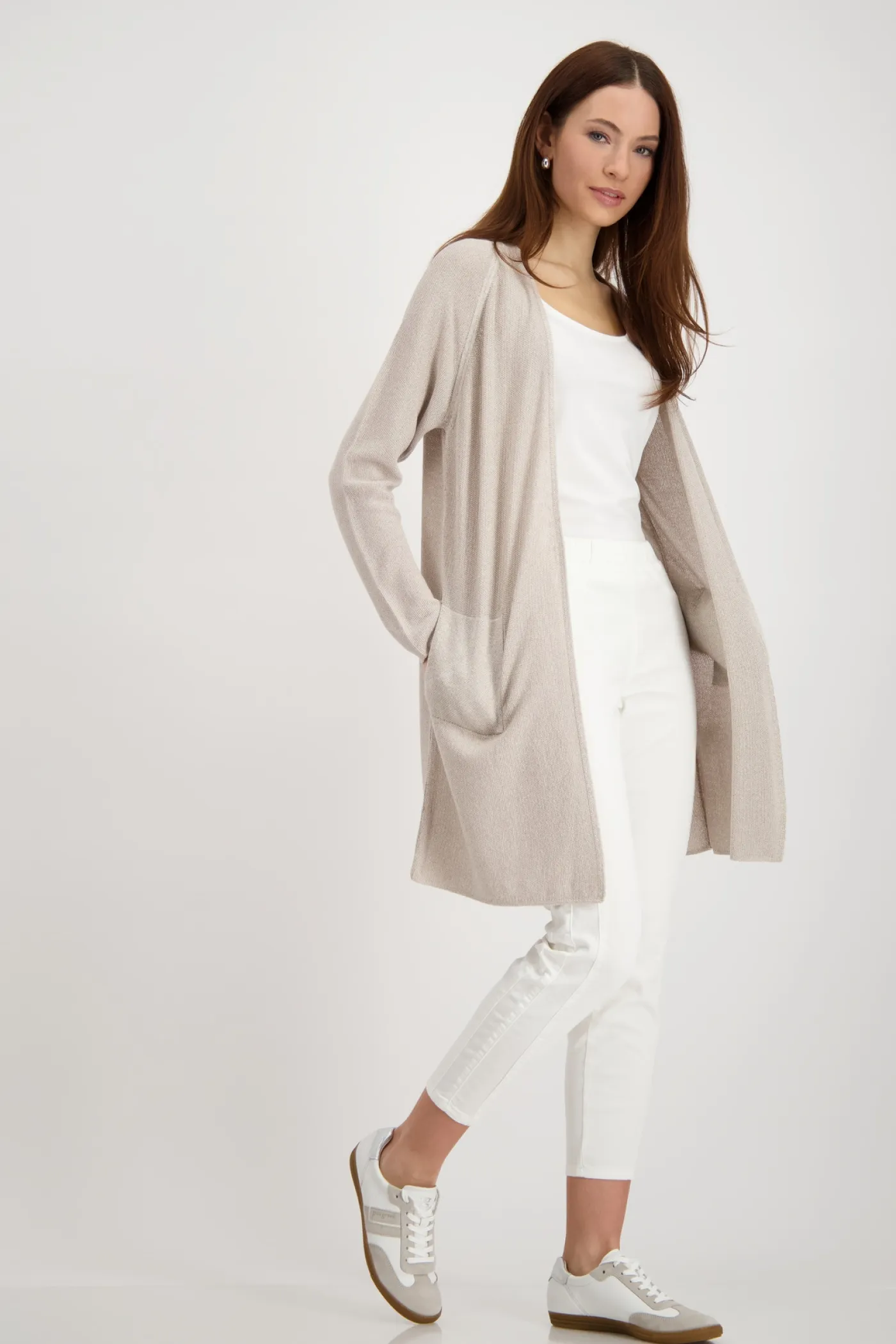 Stricküberwurf mit Lurex