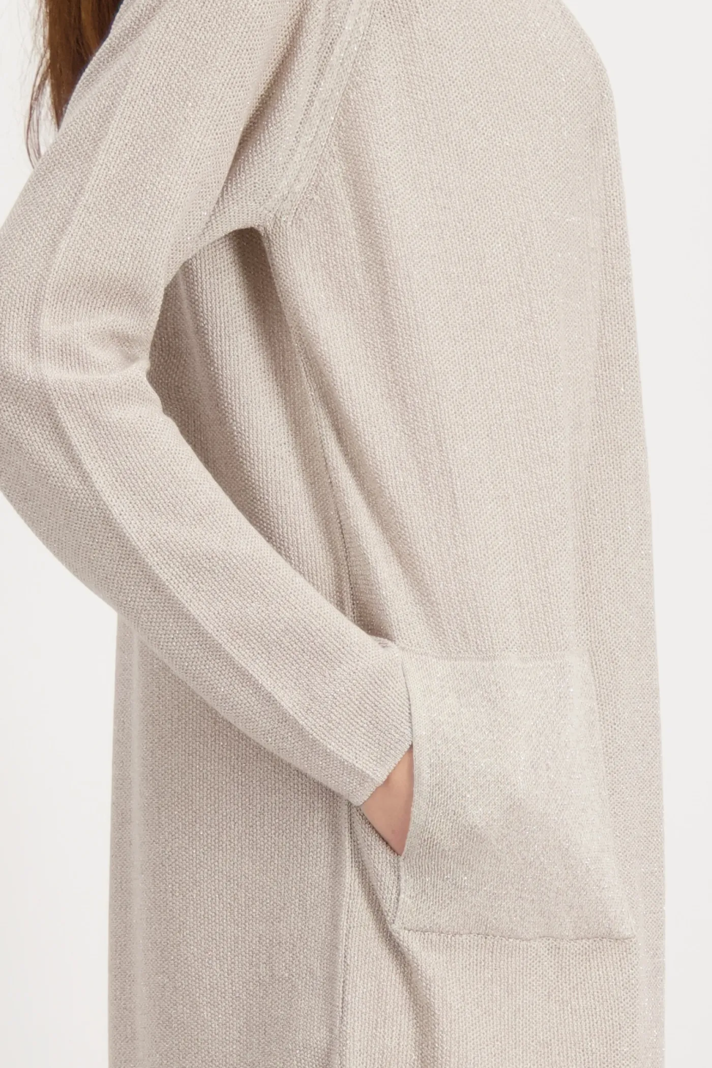 Stricküberwurf mit Lurex