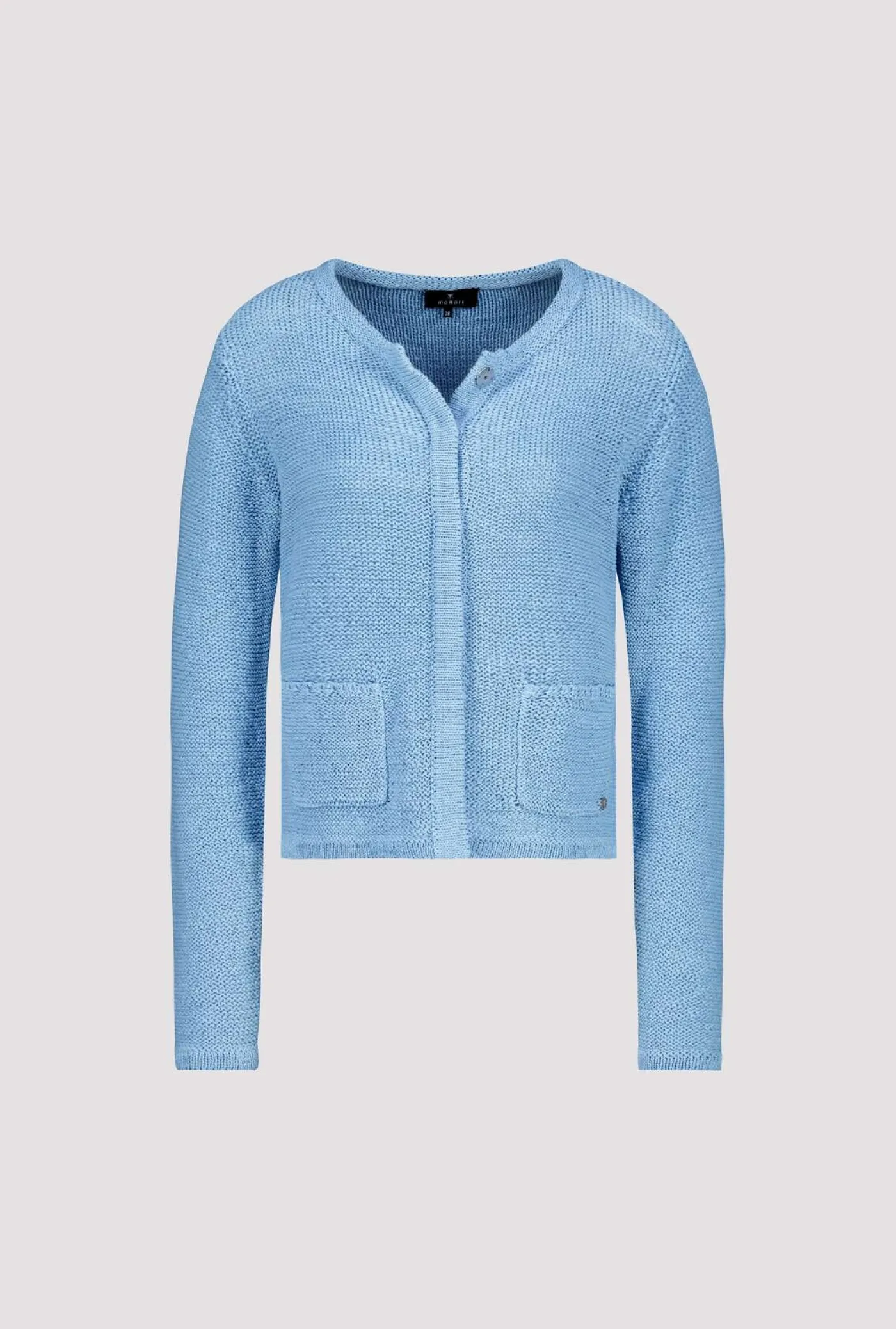 Strickjacke aus Bändchengarn