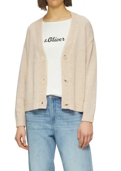 Strickjacke im Relaxed Fit mit Knöpfen