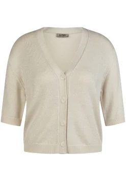 Strickjacke mit V-Ausschnitt