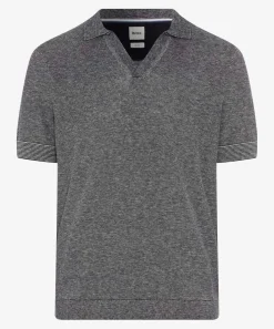 Strickpoloshirt