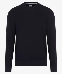 Strickpoloshirt mit Streifen