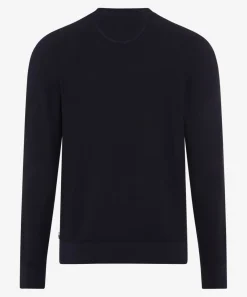 Strickpoloshirt mit Streifen