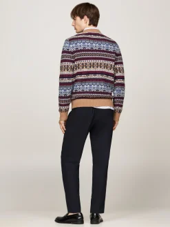 Strickpullover im Norwegermuster