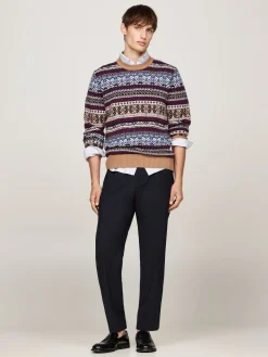 Strickpullover im Norwegermuster