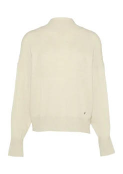Strickpullover im Relaxed Fit mit Stehkragen