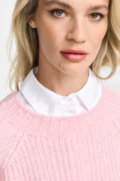 Strickpullover mit überschnittenen Schultern