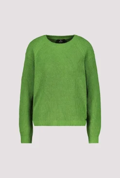 Strickpullover mit Perlfangmuster