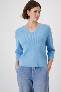 Strickpullover mit Pineapple-Muster