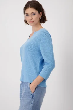 Strickpullover mit Pineapple-Muster