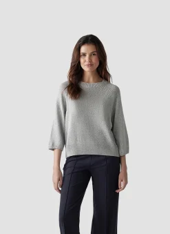 Strickpullover mit 3/4-Ärmeln