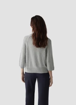 Strickpullover mit 3/4-Ärmeln