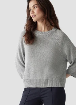 Strickpullover mit 3/4-Ärmeln