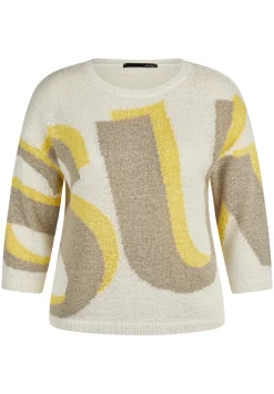 Strickpullover mit 3/4-Ärmeln