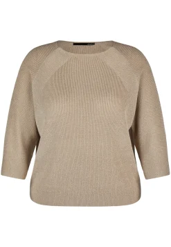 Strickpullover mit 3/4-Ärmeln