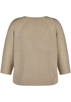 Strickpullover mit 3/4-Ärmeln