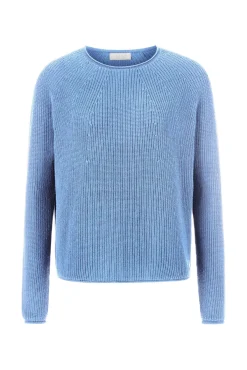 Strickpullover mit Rundhalsausschnitt